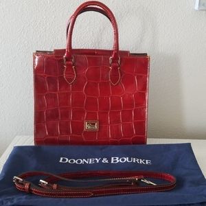 Dooney & Bourke Red Croc Purse/Tote